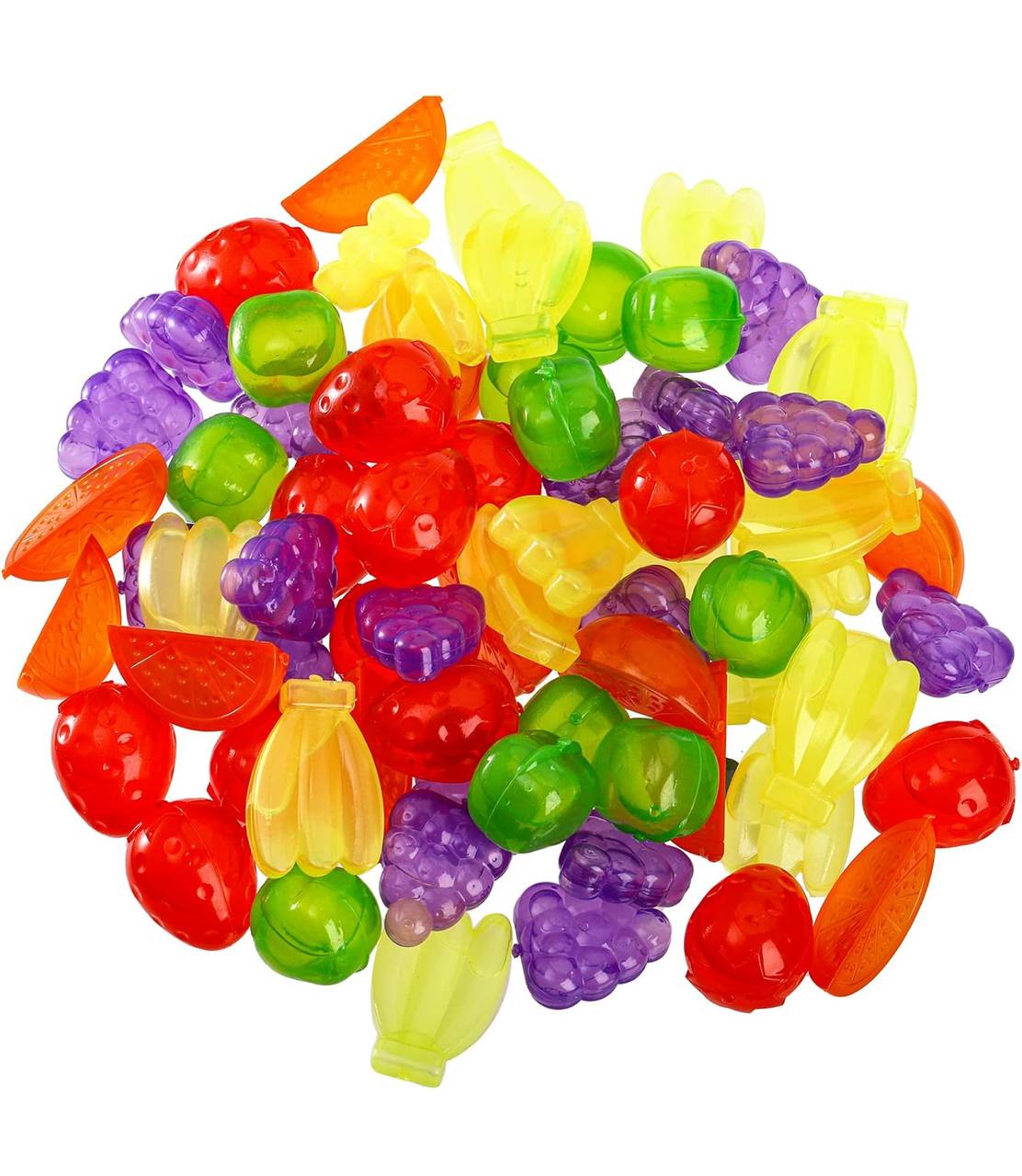 Reusable mixed fruit shape icecubes