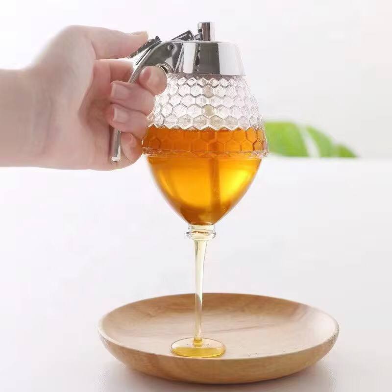 Acrylic  honey dispenser