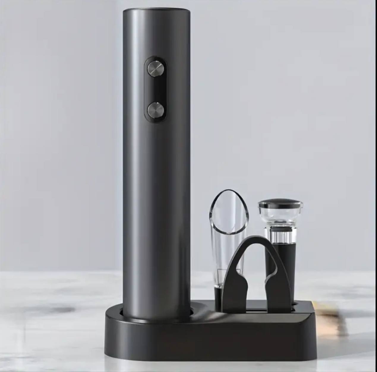 Battery Powered Wine Opener Set with Stand