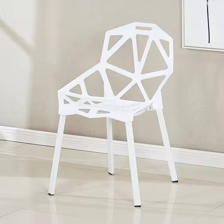 Modern simple geometric pattern like plastic chairs