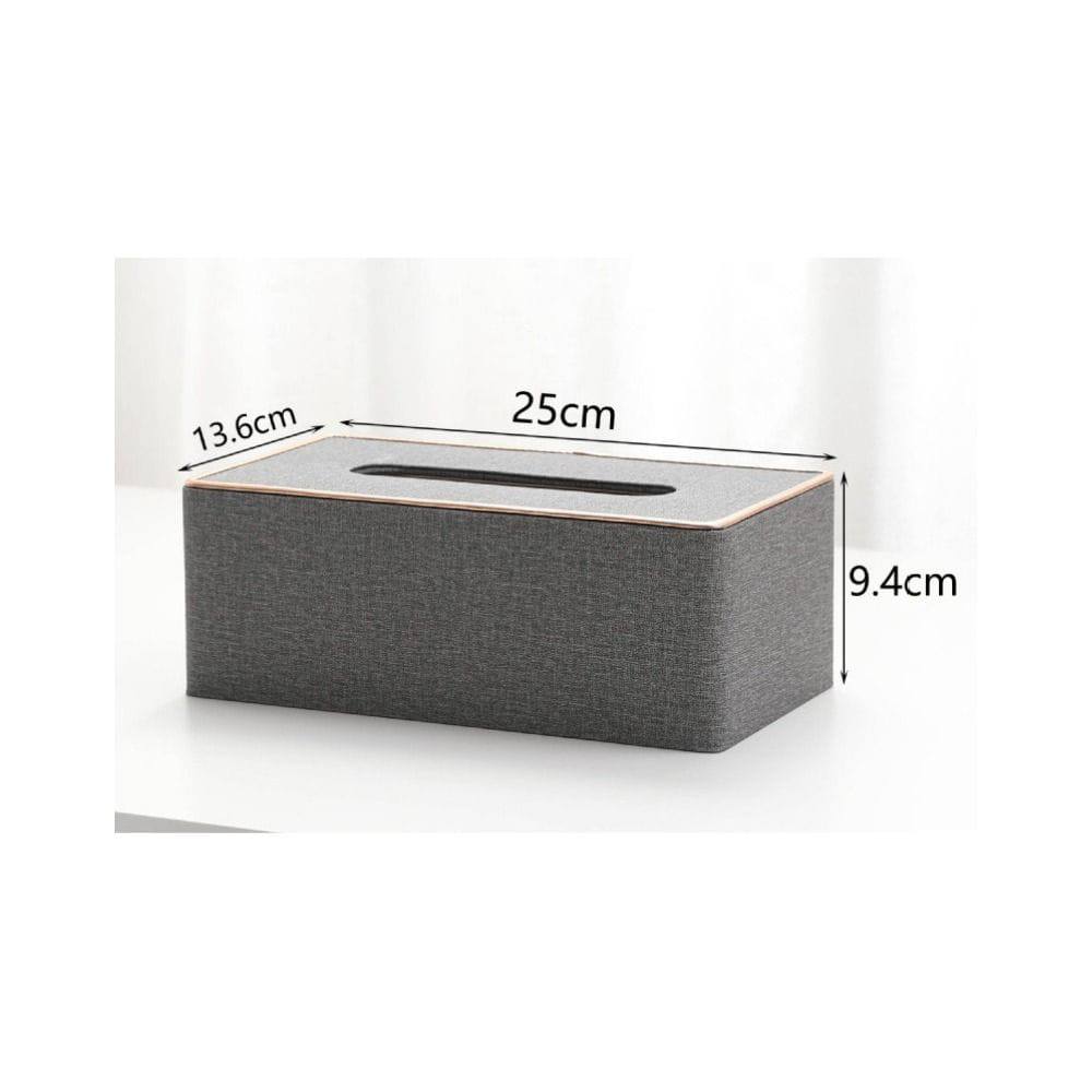 Light luxury Nordic creative leather gold  tissue box
