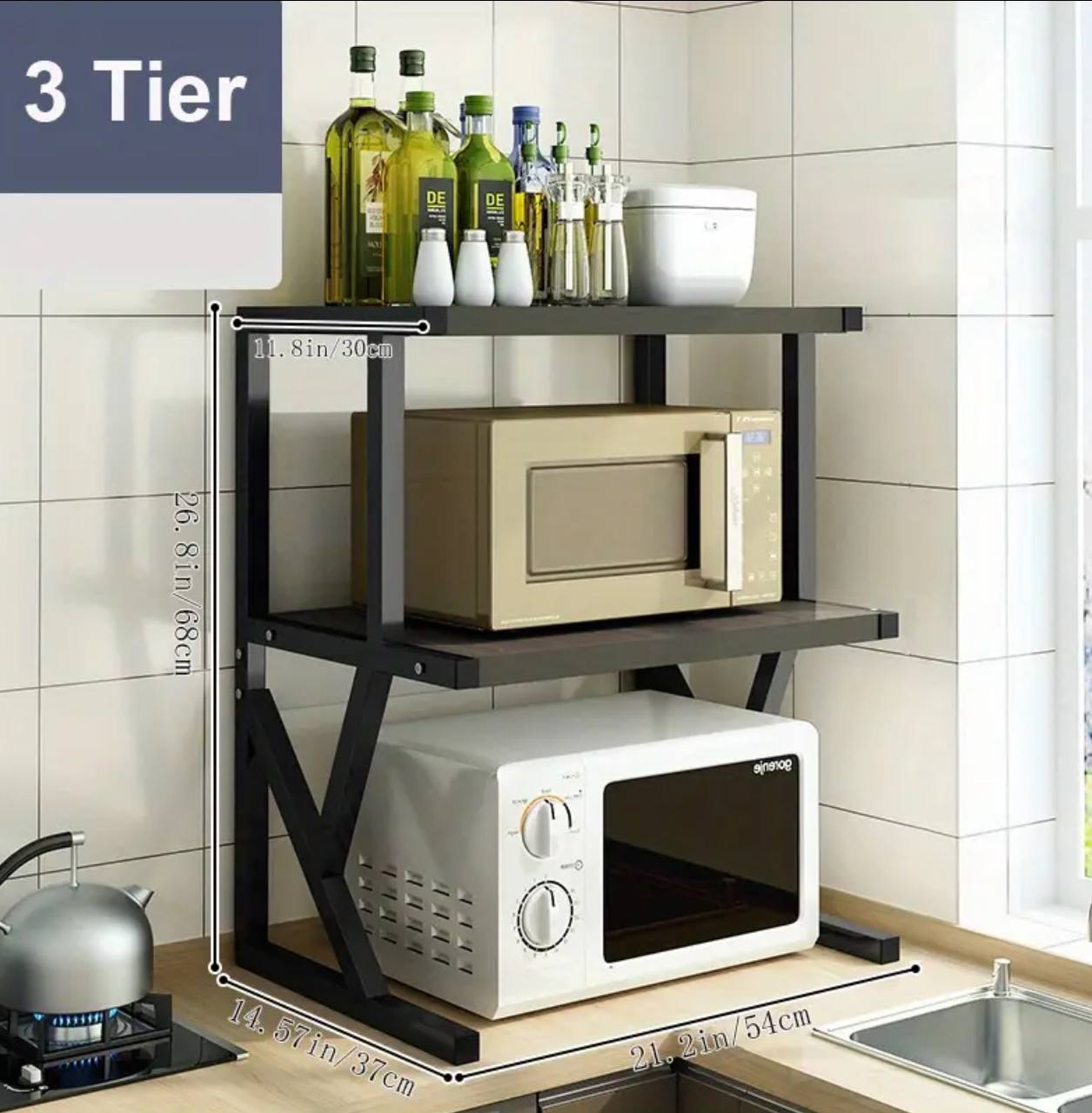Microwave/ Oven Rack Organizer