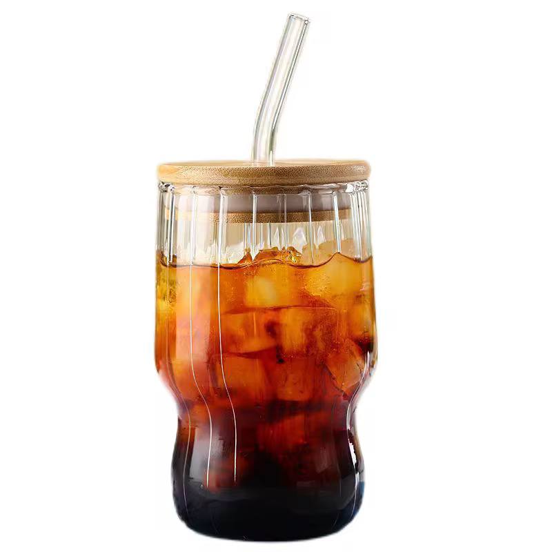 Vertical Drinkware sippy cup with Bamboo lid + straw. 6pc