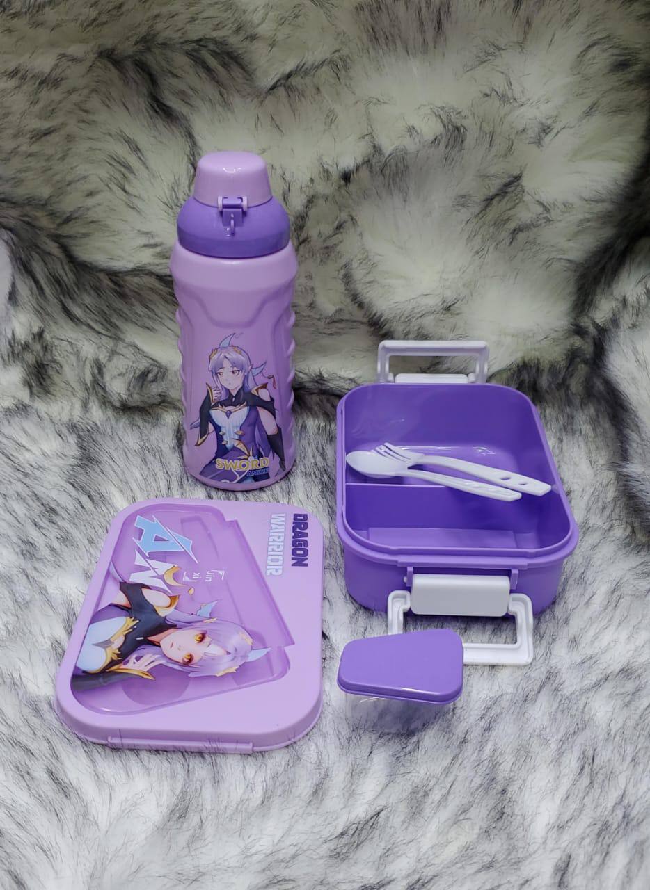 Gift pack snack set snack box {1000ml} + water bottle {500ml}