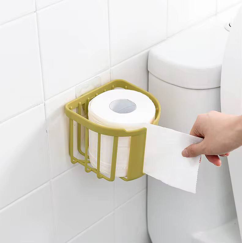 Punch-Free Toilet Paper Holder
