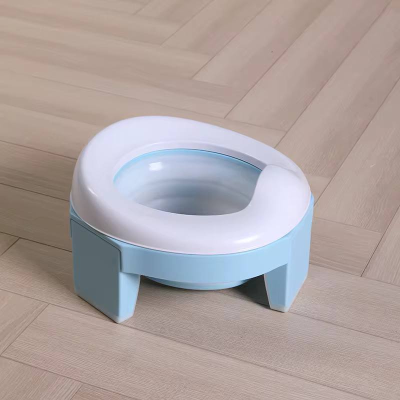Foldable portable training potty