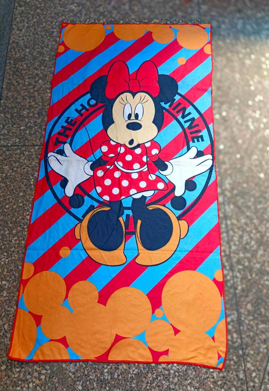 Cartoon themed towels