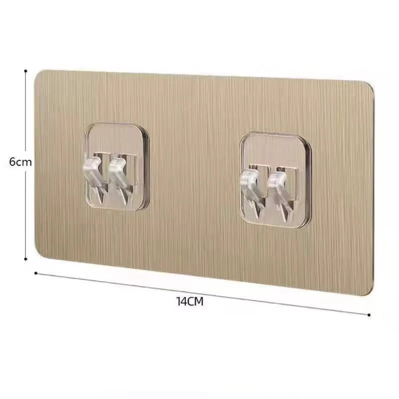 5 Pcs Long Heavy duty Adhesive waterproof wall hooks/shelf stickers 
Adhesive replacement stickers / adhesive hooks