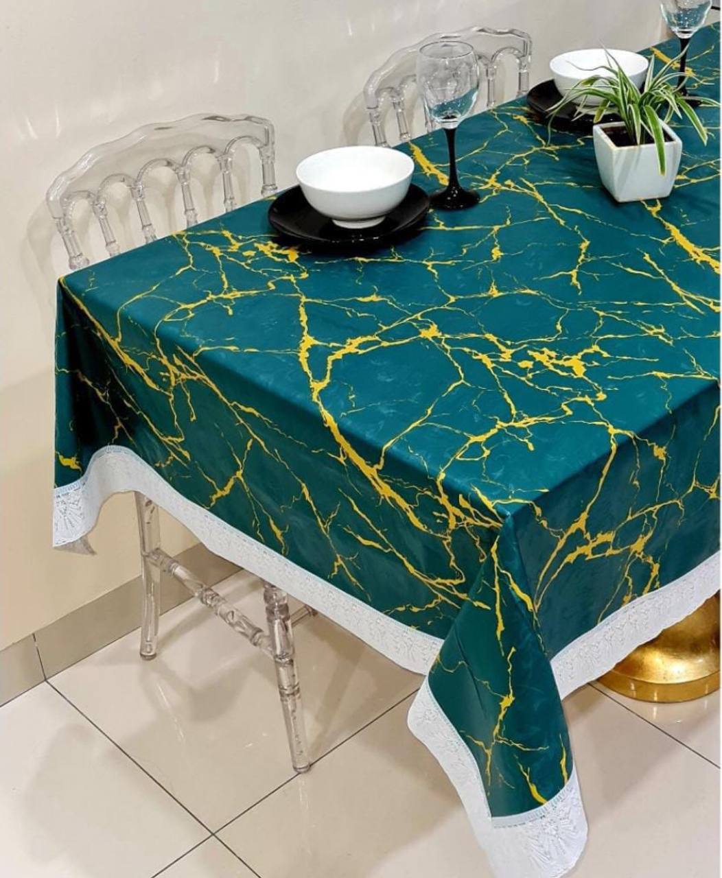 Home PVC printed Tablecloth