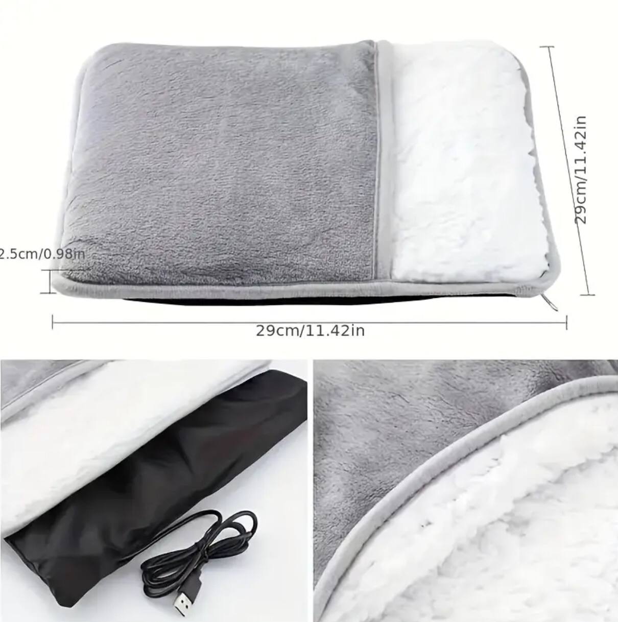 Electric USB feet warmer pocket