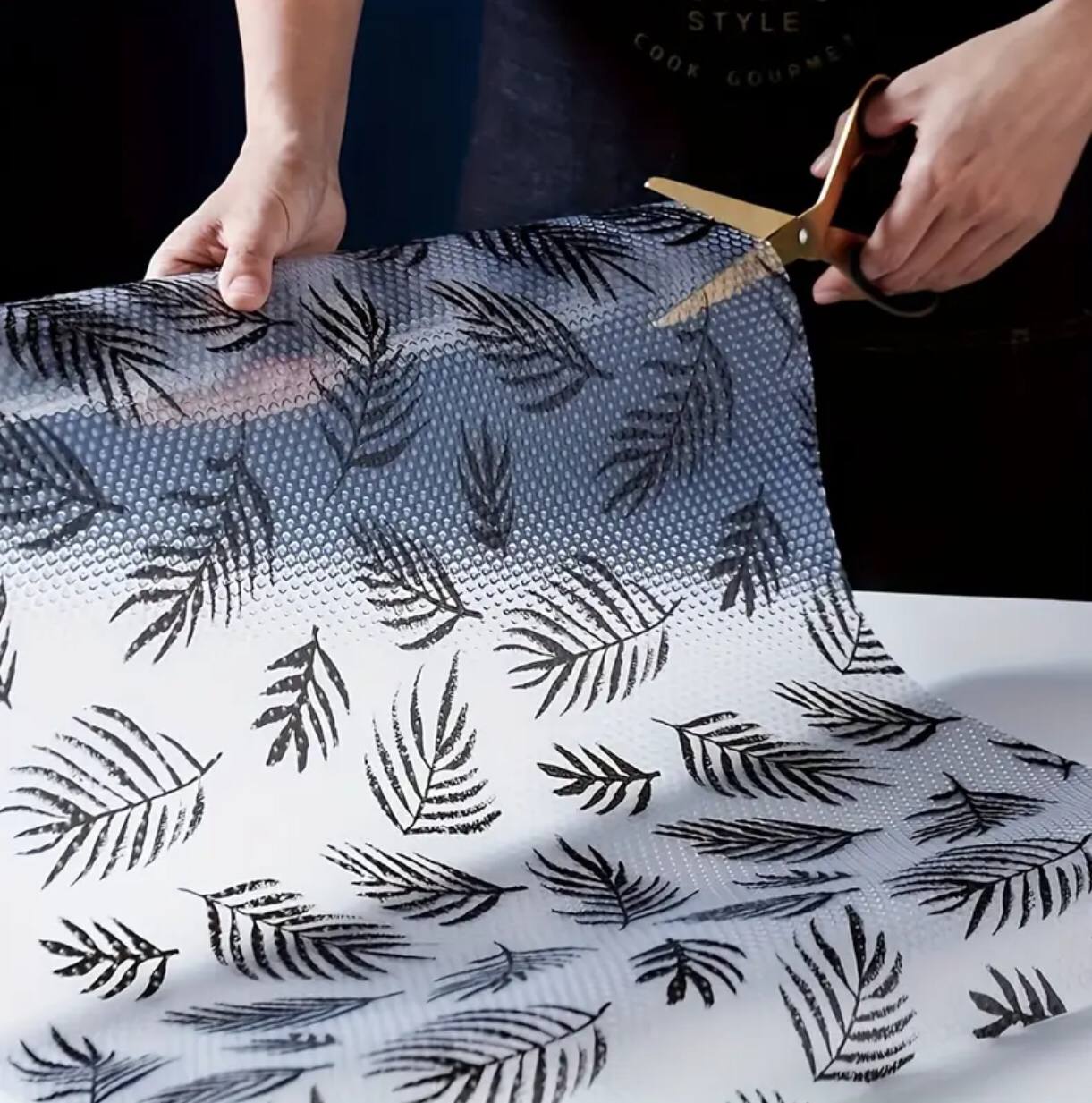 Oil proof cabinet drawer liners