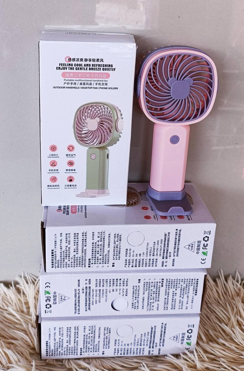 Portable multifunctional handheld fan