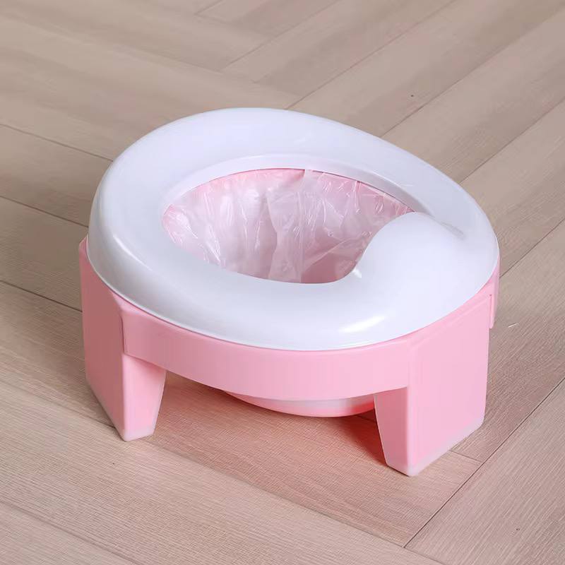 Foldable portable training potty