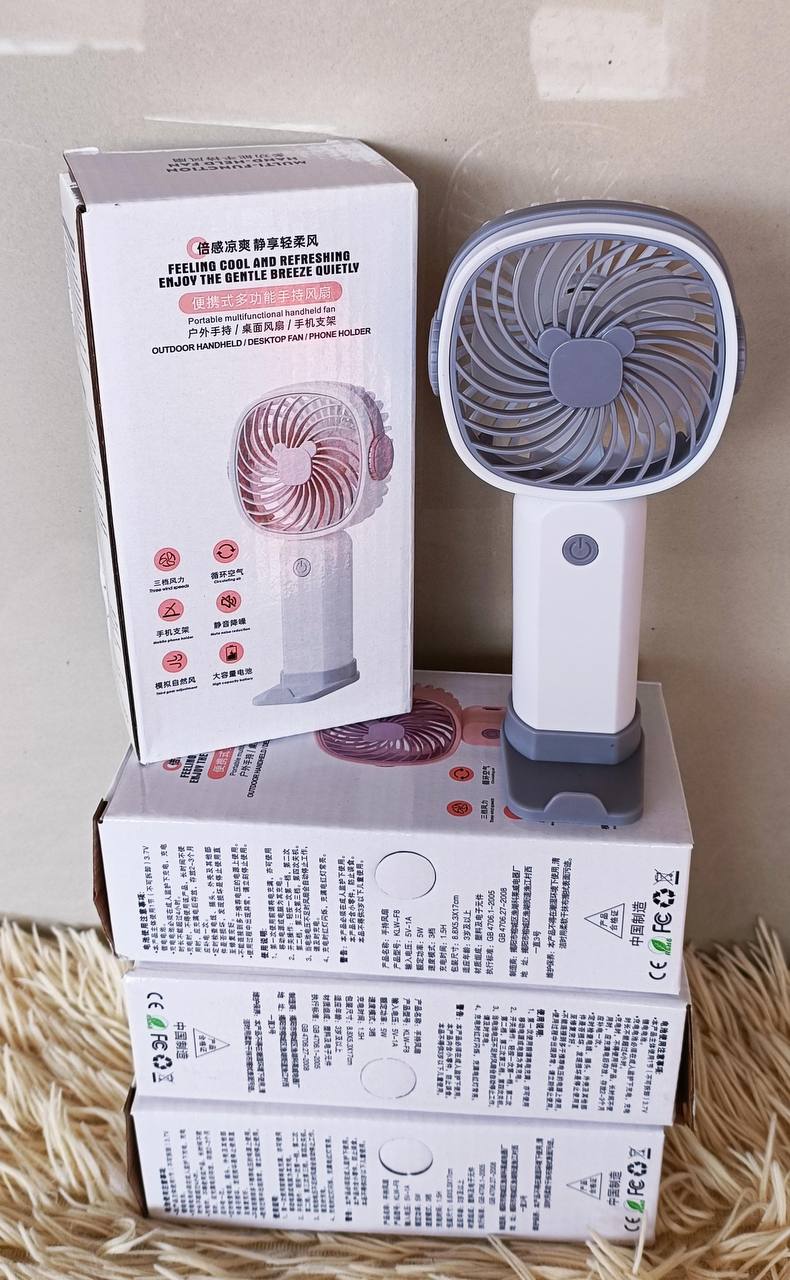 Portable multifunctional handheld fan
