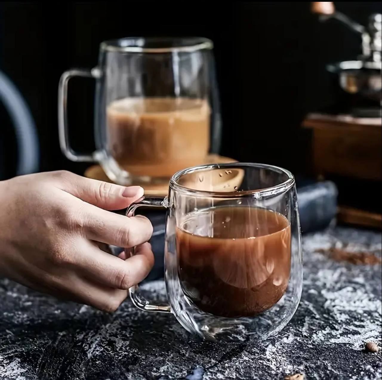 Borosilicate Double Walled mug