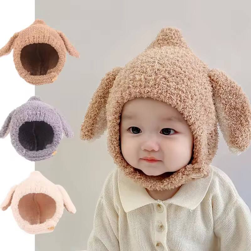 Wool Winter Children Hat Plus Fleece .