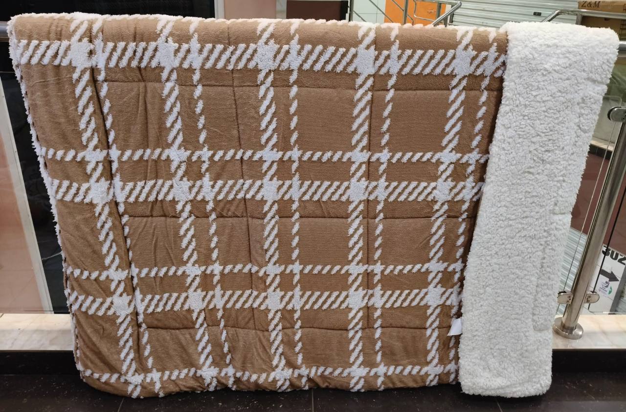 HEAVY MINK FUR WOOLEN BLANKETS