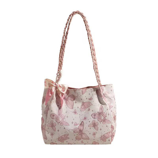 BEAUTIFUL BUTTERFLY SHOULDER TOTE BAG