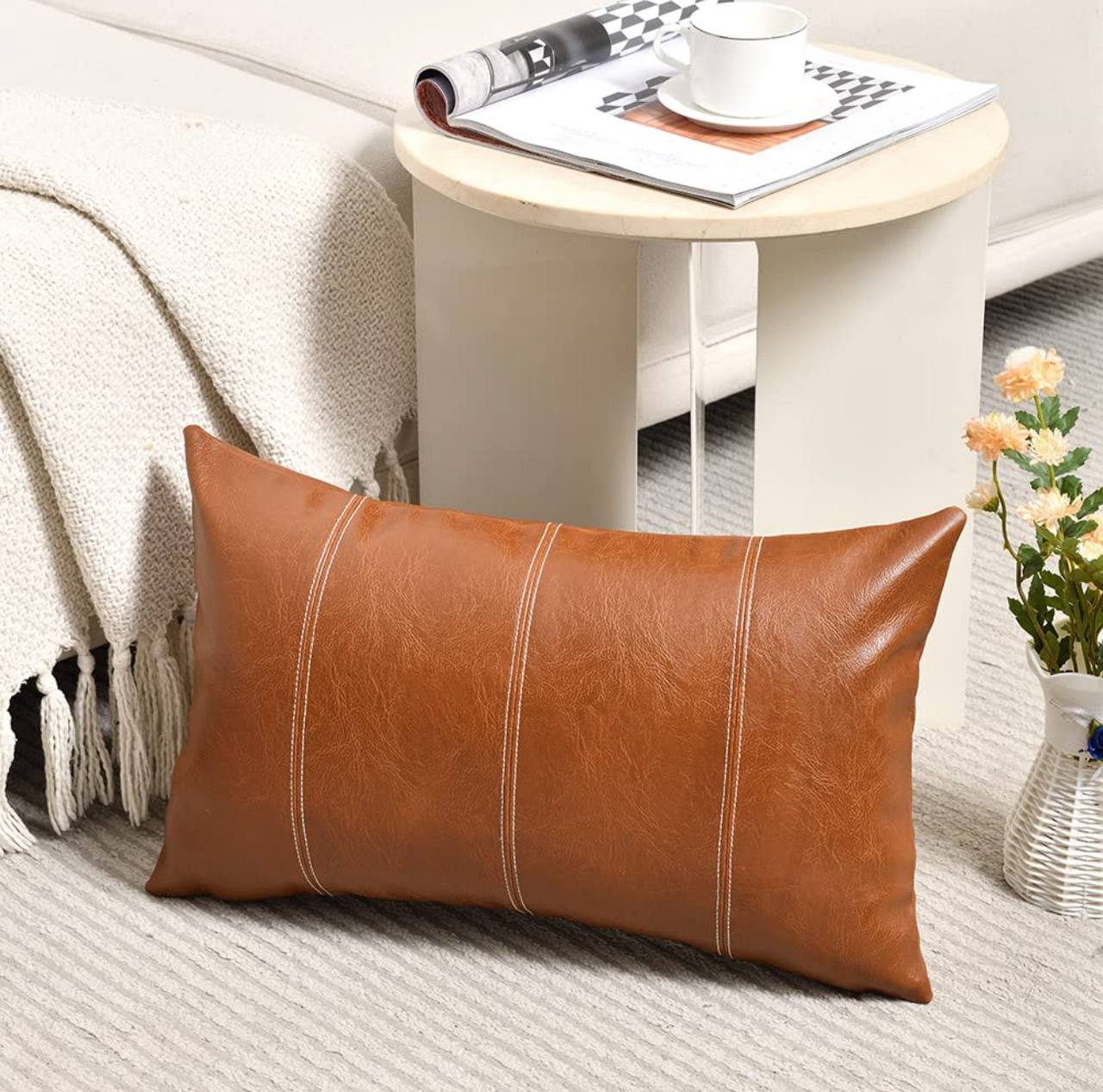 Premium quality leather Throw Pillow Cases
Rectangular 30*50cm