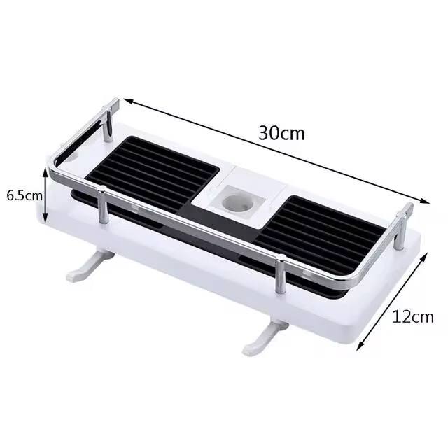 Rotating hook Shower storage rack