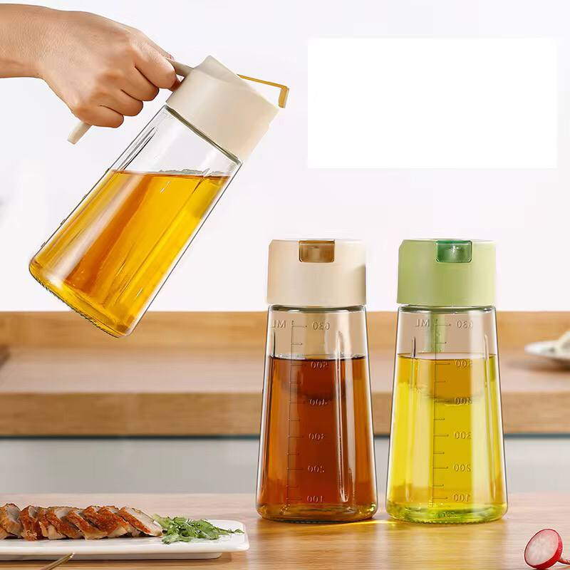 Auto Flip Glass Oil Dispenser