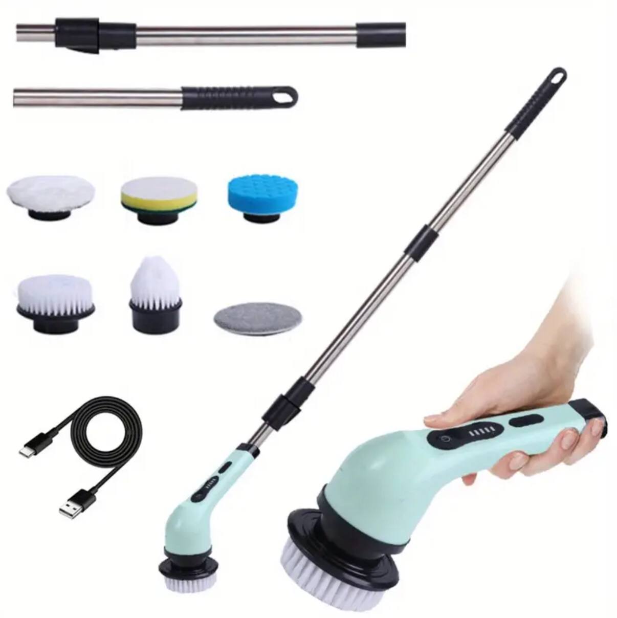 Rechargeable 6-in-1 Spin Scrubber Brush