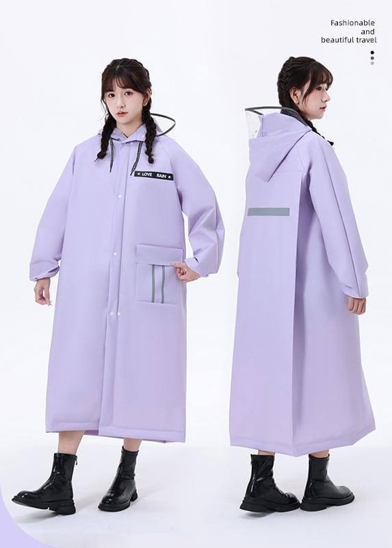 High quality adult raincoat with wide brim hat