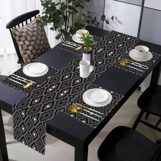 Bohemian Table Runner And Placemats Set