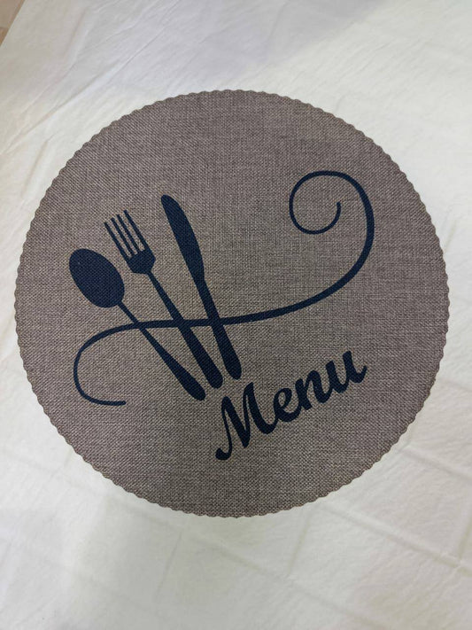 Round table mats 6pc set