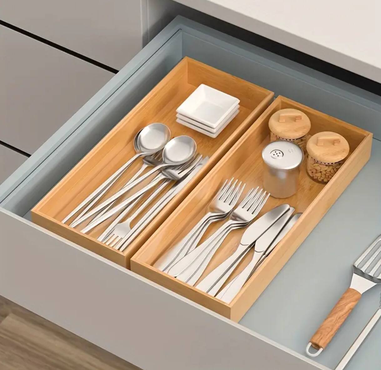 Bamboo kitchen organizer/holder