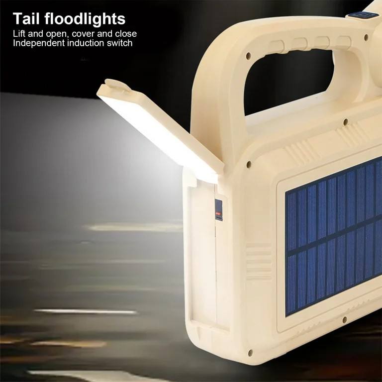 Solar Portable Camping Lamp, Flashlight