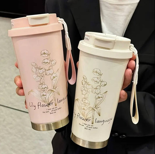 Portable Thermal traveling Vaccum insulated Tumbler cup
With Handle & straw lid