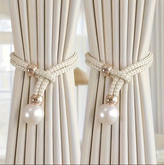 Curtain holder buckle rope