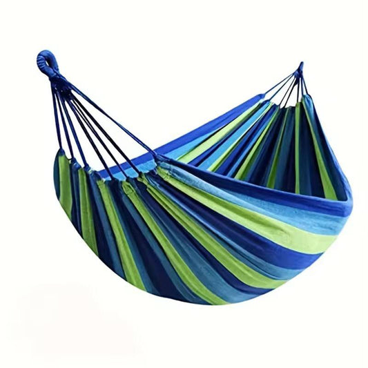Stripped outdoor hammock