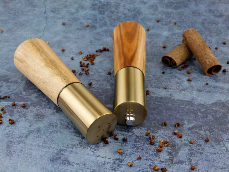 2pc set Luxury kitchen pepper & salt grinder