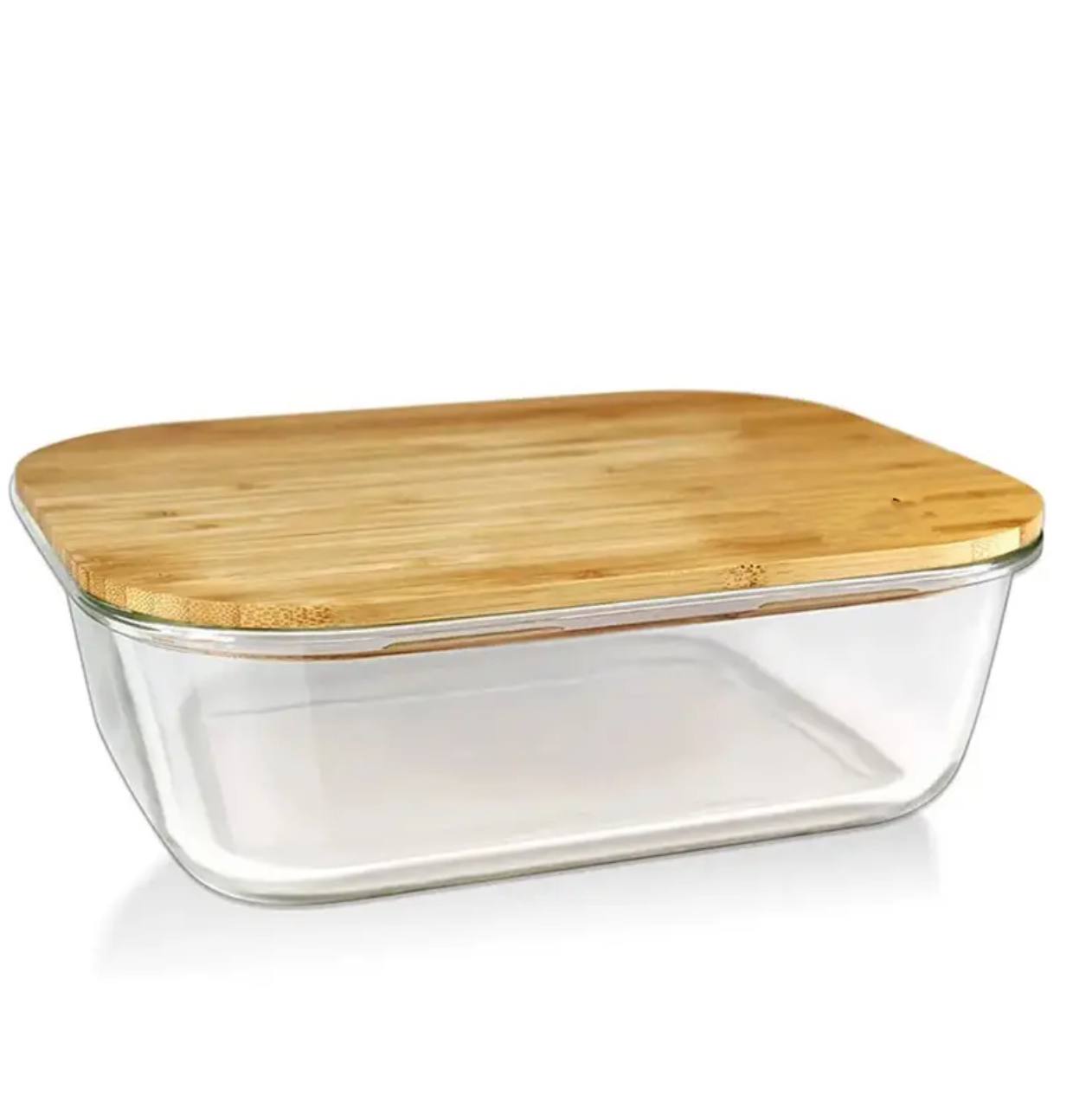 Airtight glass storage snack box