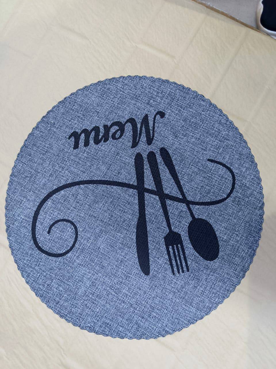 Round table mats 6pc set