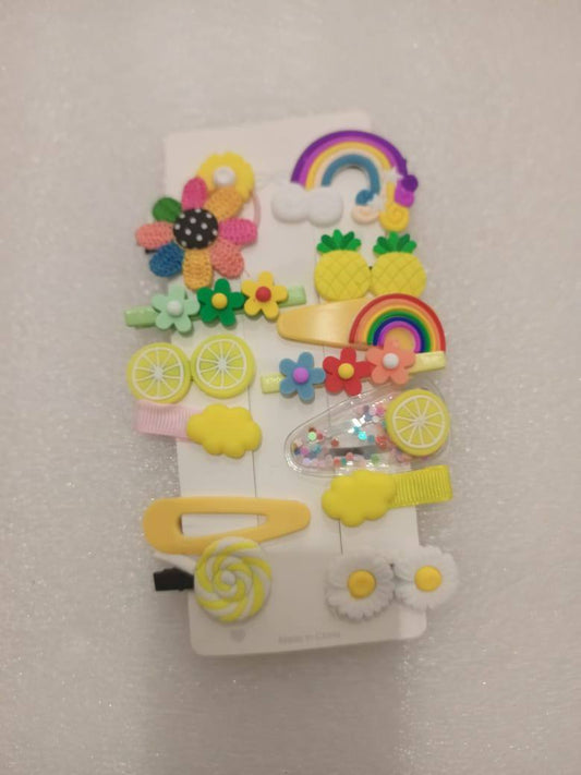 Kids cartoon themed hair accessories