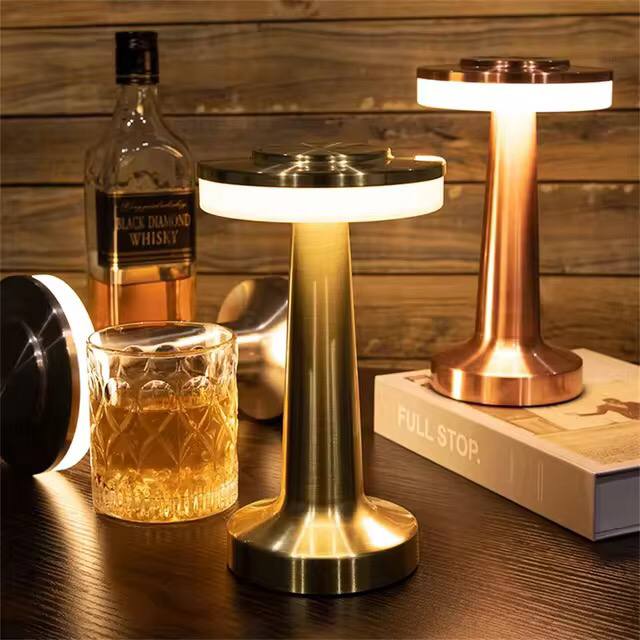 Dumbell table lamp.