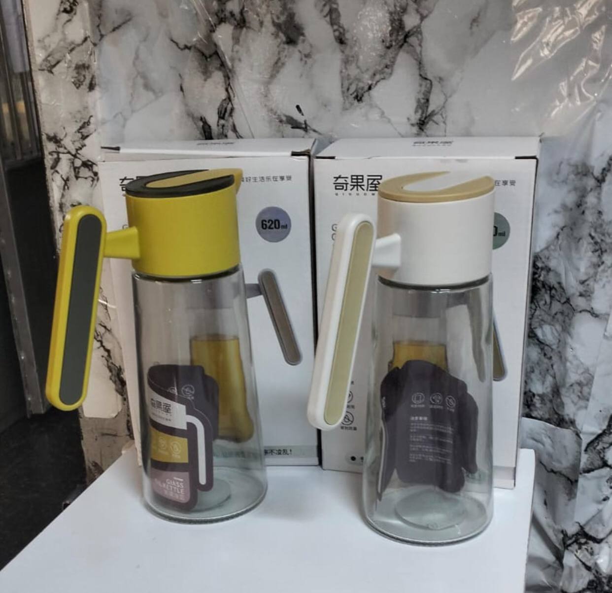 High quality glass oil dispenser