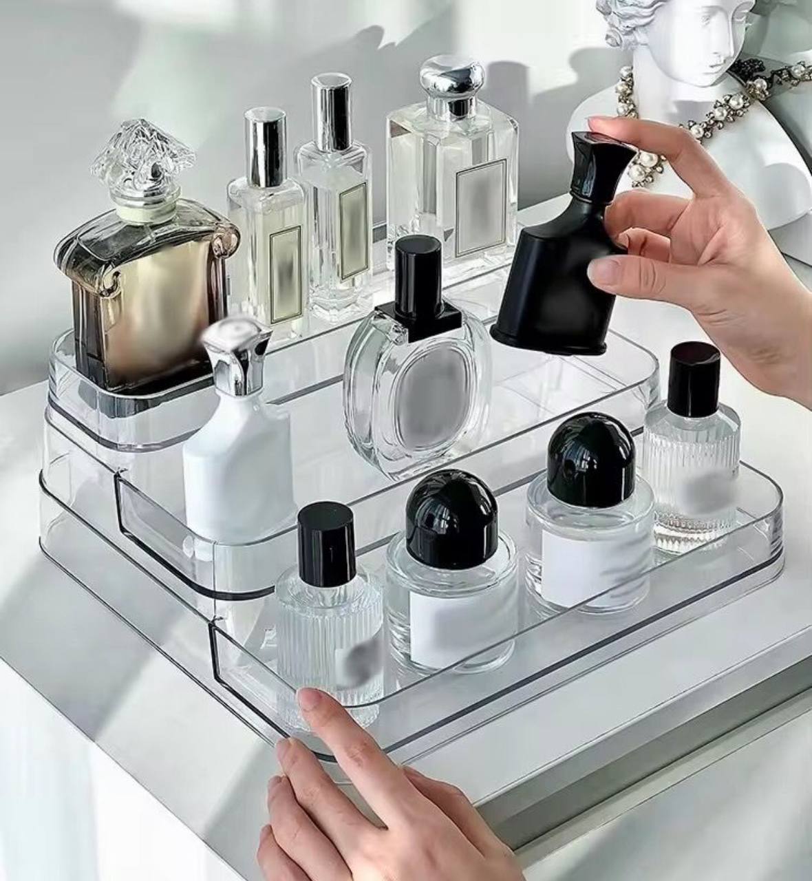 clear display rack