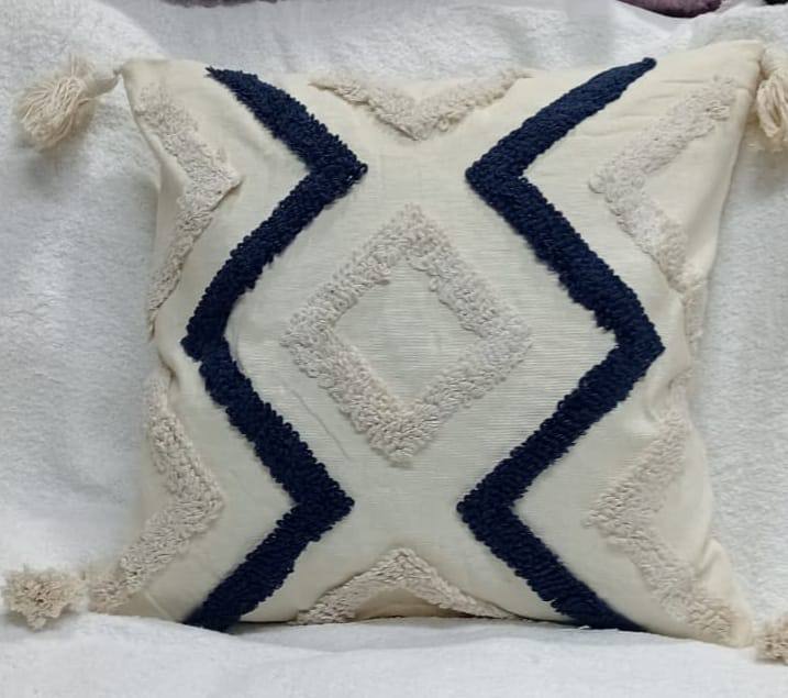Boho  vintage tufted throw pillow covers