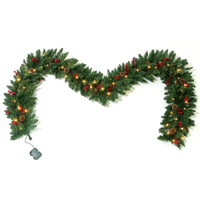 2.5M Green Christmas Garland