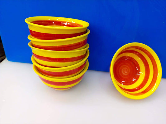 6 PCs ceramic soup bowls