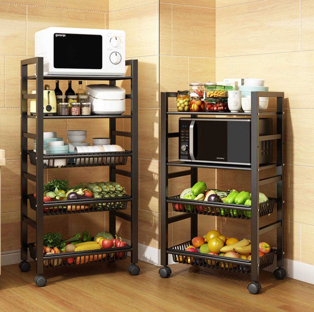 Metallic Kitchen Rack