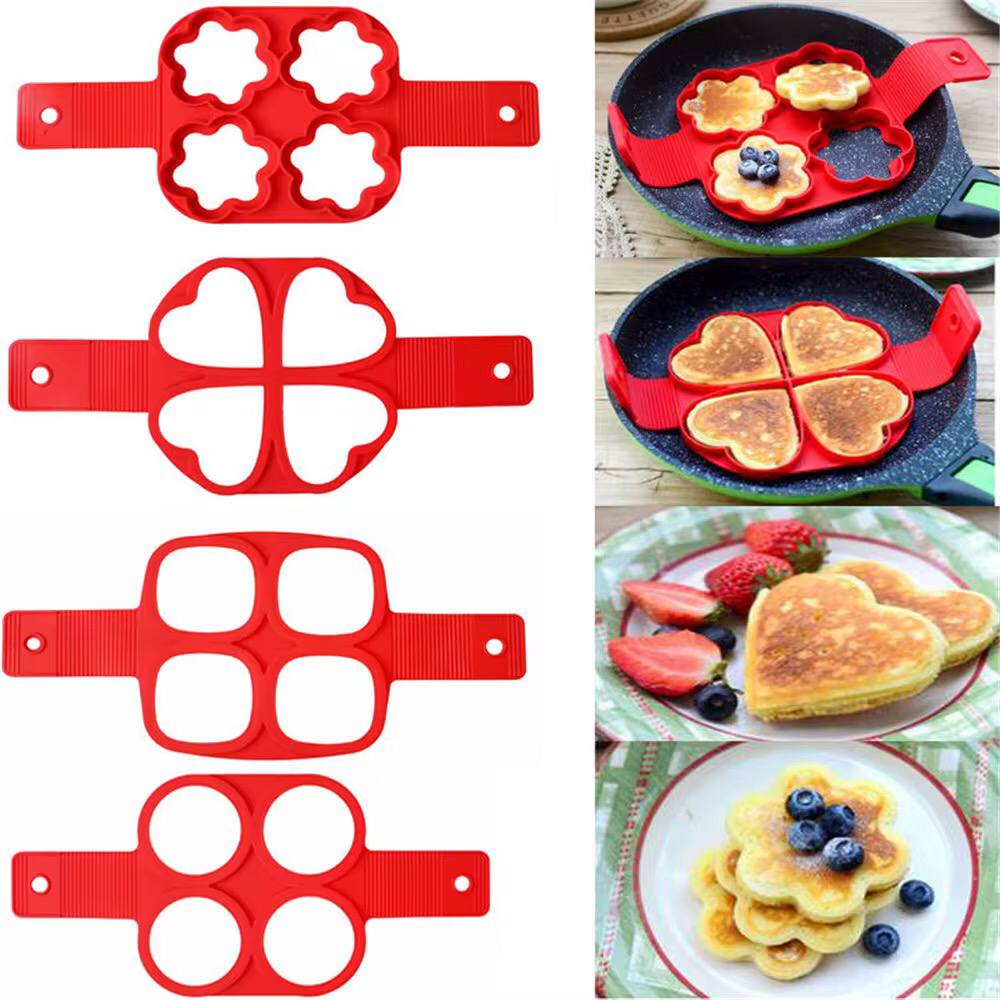 Silicone shaper non stick fantastic egg pancakes maker