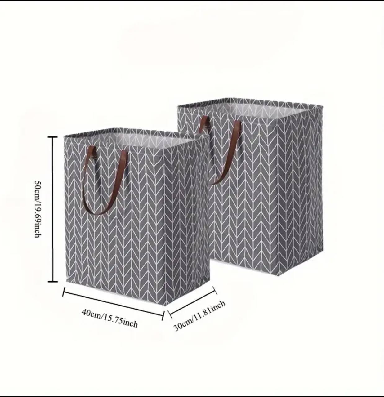 Boho Style Fabric Laundry Basket