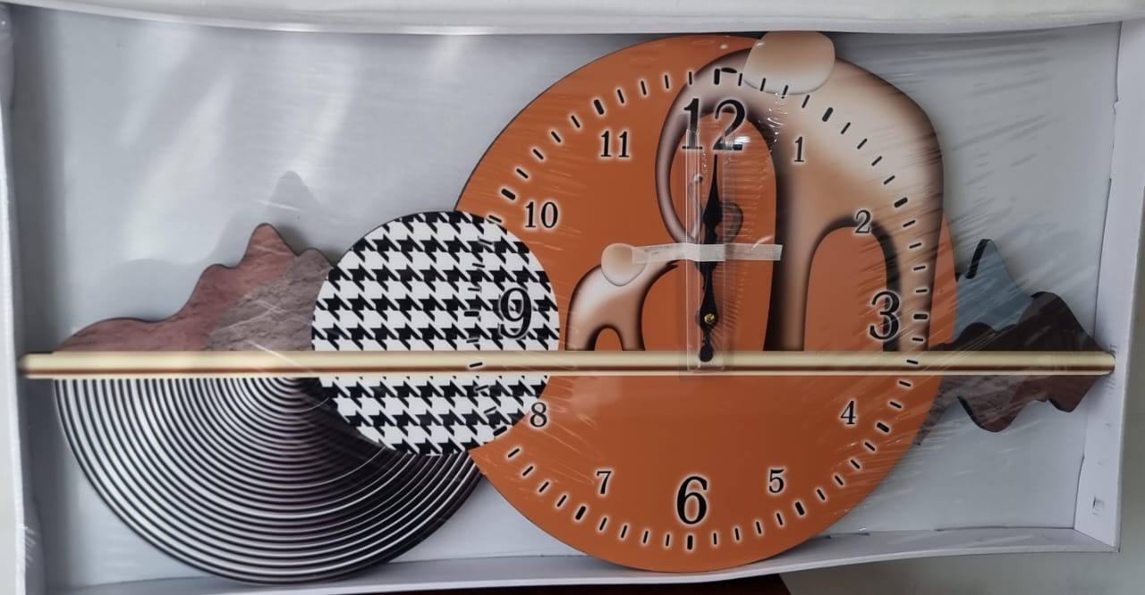 80x40cm Decor wall clock