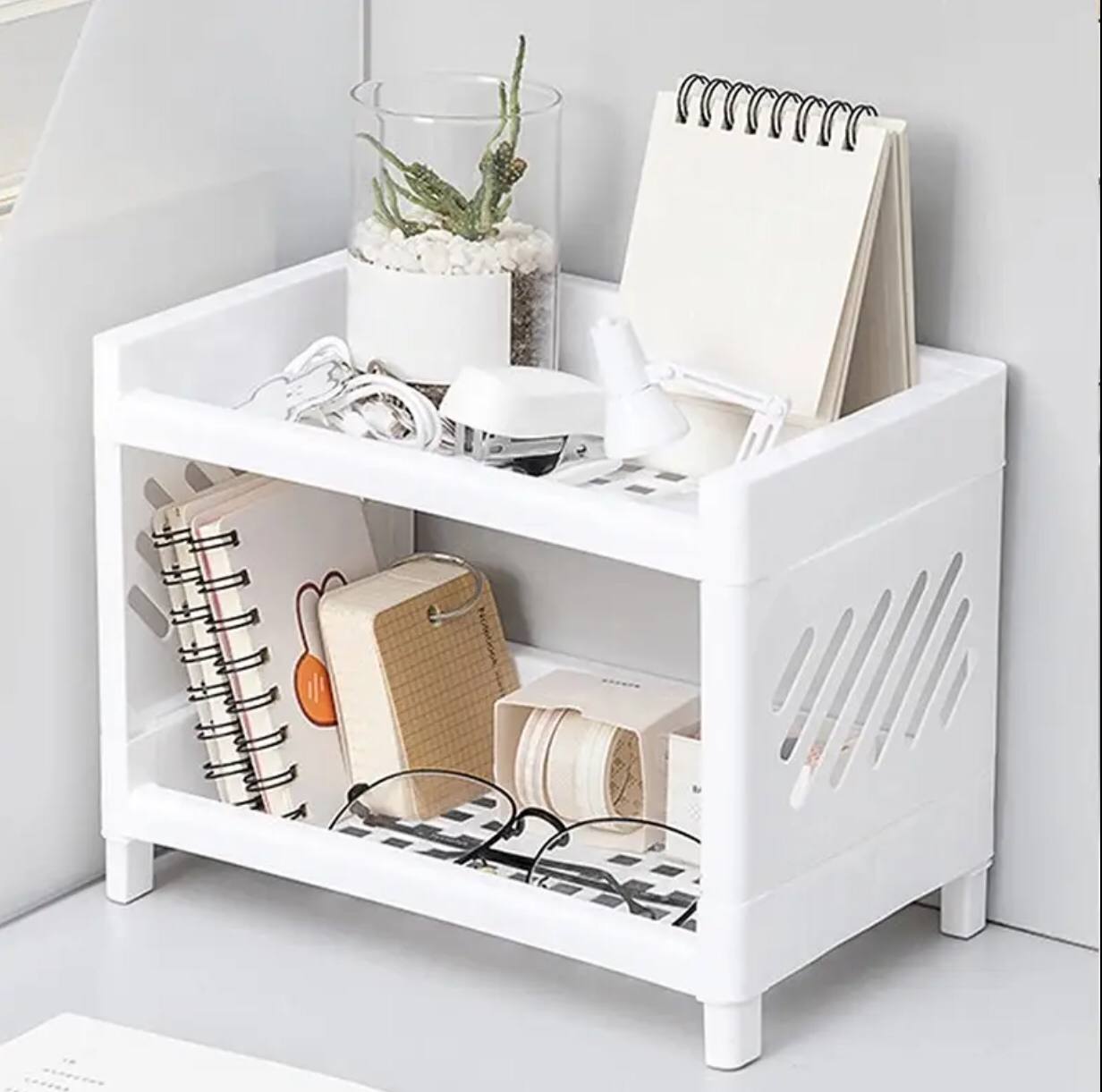 Double Layer Desktop Storage Rack