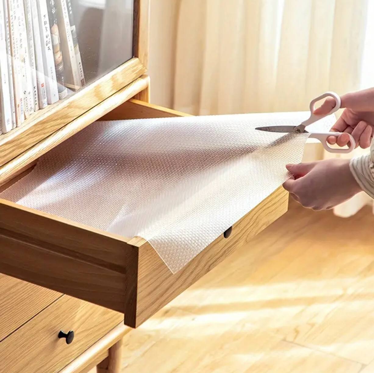 Kitchen clear drawer liners